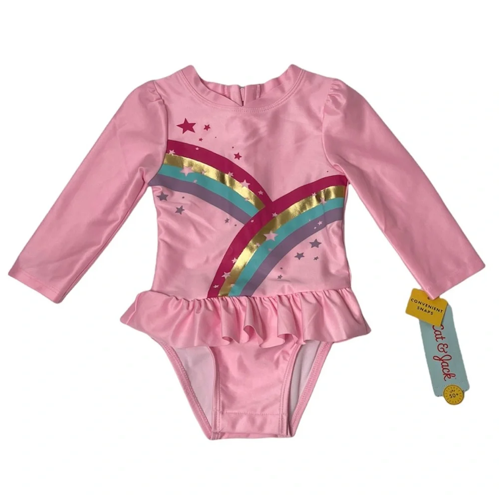 Sun Protection Swimsuit Baby Sun Play Beach Pool SPF 50 Swim Outfit Infant 12 Mo